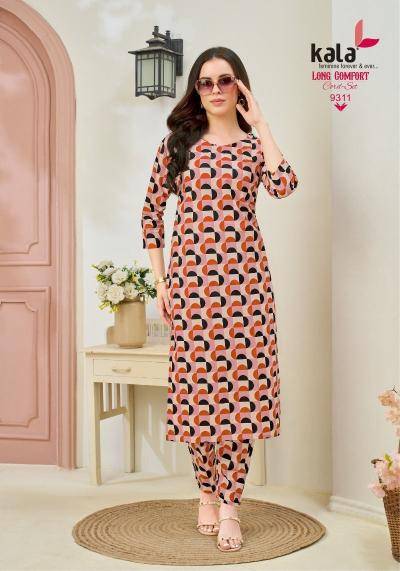 Kala long comfort vol-1 coord set Kurti wholesale in Vadodara